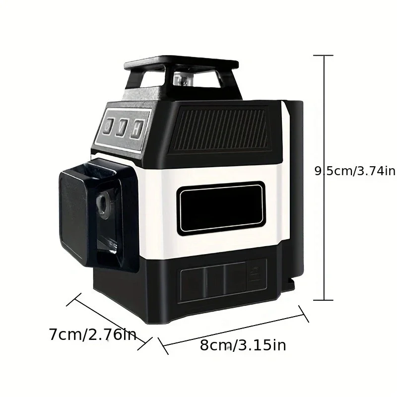 

12-Line laser level, automatic leveling, high-precision green strong light fine line wall-to-ground meter