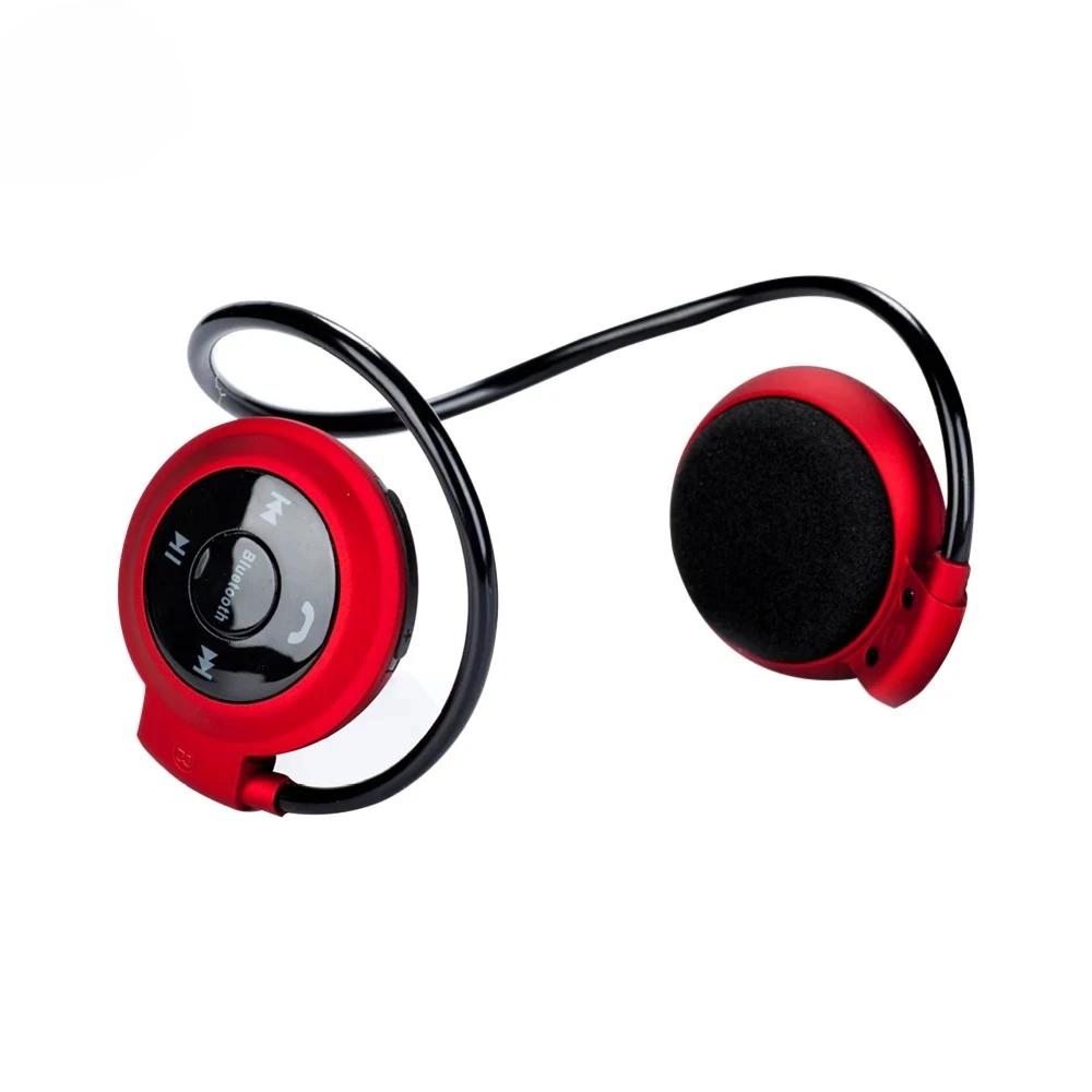 Sport Wireless Bluetooth Headphones Stereo Earphones Mp3 Music Player Headset Earpiece Micro SD Card Slot FM Radio Handsfree Mic