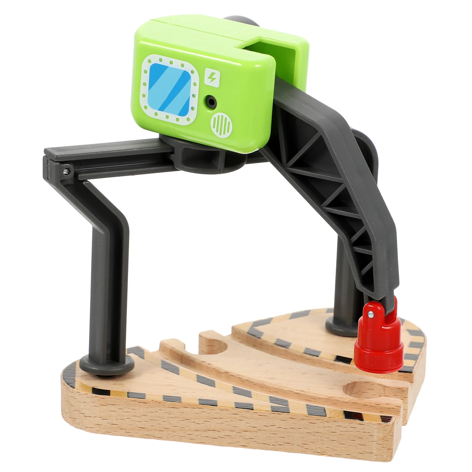 Безопасный прочный изогнутый трековый кран, забавный кран для поезда для детей, подходящий праздничный подарок, домашняя и уличная игровая комната, сад