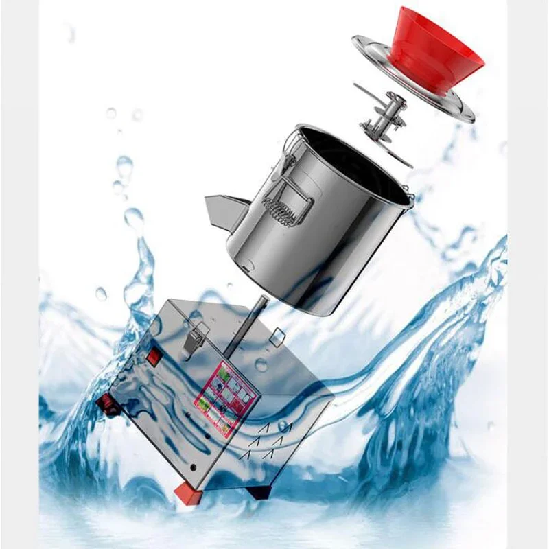 New Stainless Steel Electric Meat Grinder Multifunctional Vegetable Cutting Machine Green Vegetable Dumpling Filling Machine