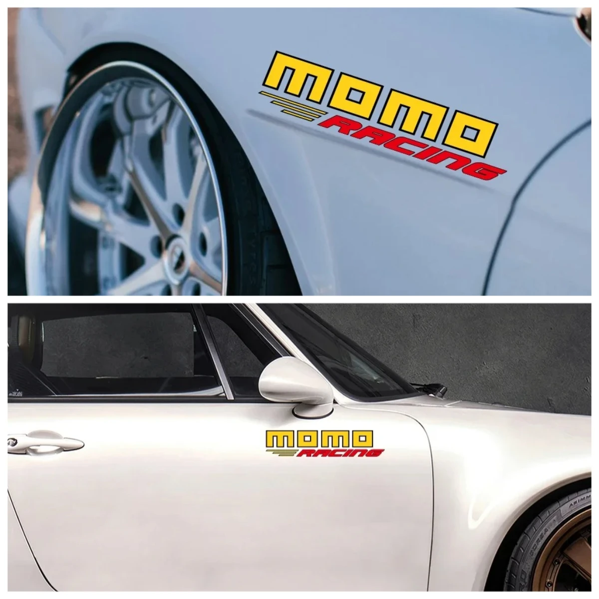 

MOMO Racing PVC Car Sticker Vinyl Film for Auto Body Windows Motorcycle Decoration Car Tuning Accessories