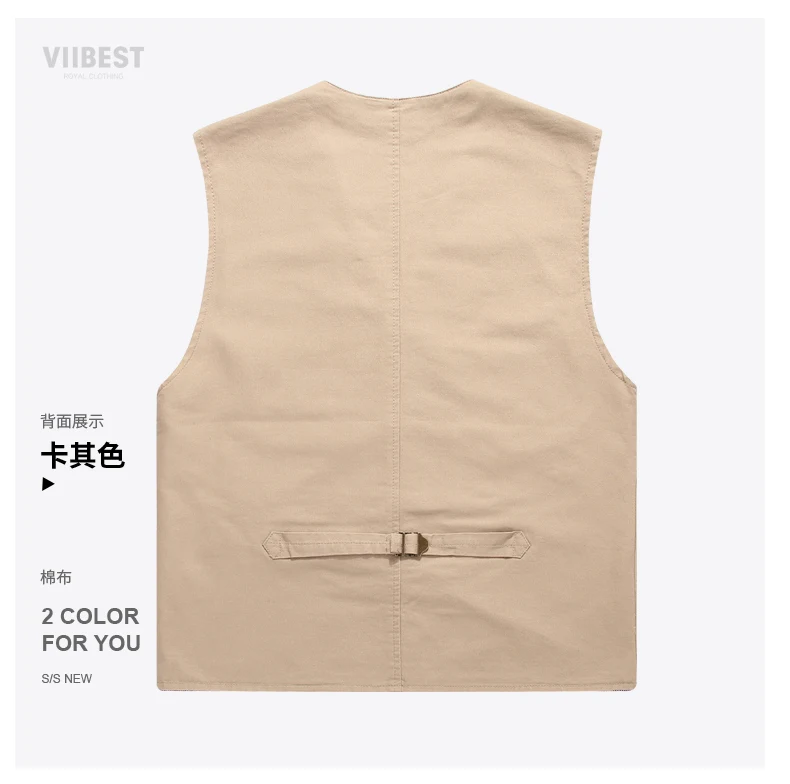 Men's Casual Denim Cotton Utility Vest Button Up Outdoor Pocketed Waistcoat Men Casual Slim Fit Sleeveless Jacket Vests Clothing 15 Sbe688f2113264791903f04fa168982b3s