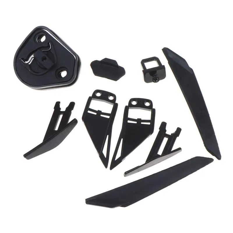 

Helmet Roof Cover Buckle Base Clip Replacement Accessories Set Easy Install Screwdriver for Racing Helmets Maintenance