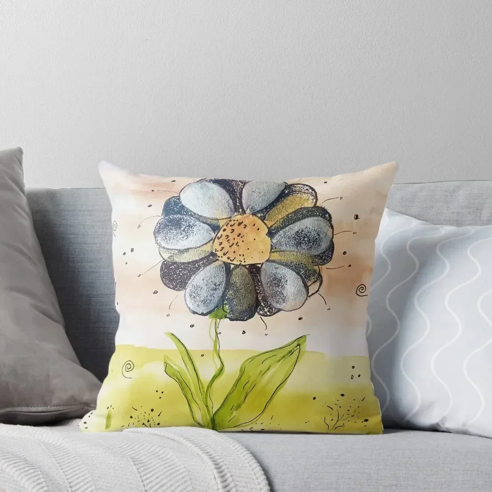 

Whimsey Flower Too! Throw Pillow Pillows Aesthetic Cushions Home Decor Pillow Case pillow