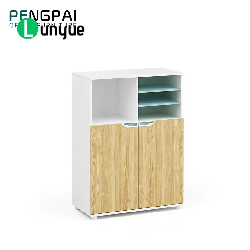 Modern Small Office Bookshelf Simple Design Wooden Material Waterproof Scratch Proof Commercial Furniture for Home Study