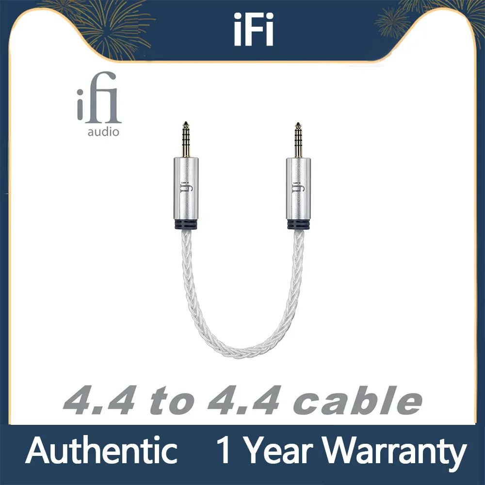 

iFi 4.4mm to 4.4mm cable Balanced Pair Turn Line Hifi High End OFHC Silver Plated Custom Structure Signal Transmission Line