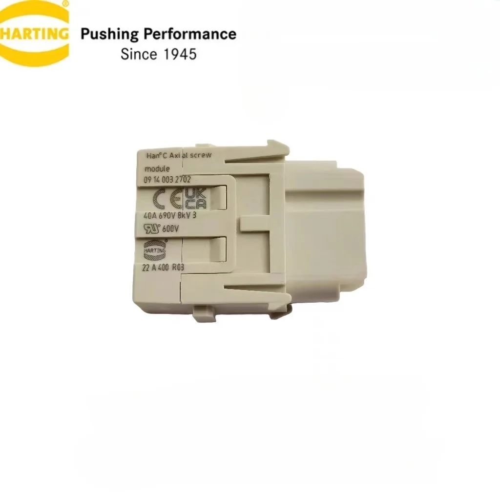 Harting Brand New Original Genuine Connector 09140032702 Heavy Duty Power Connectors 3 Axial Contact Fem Han C Module