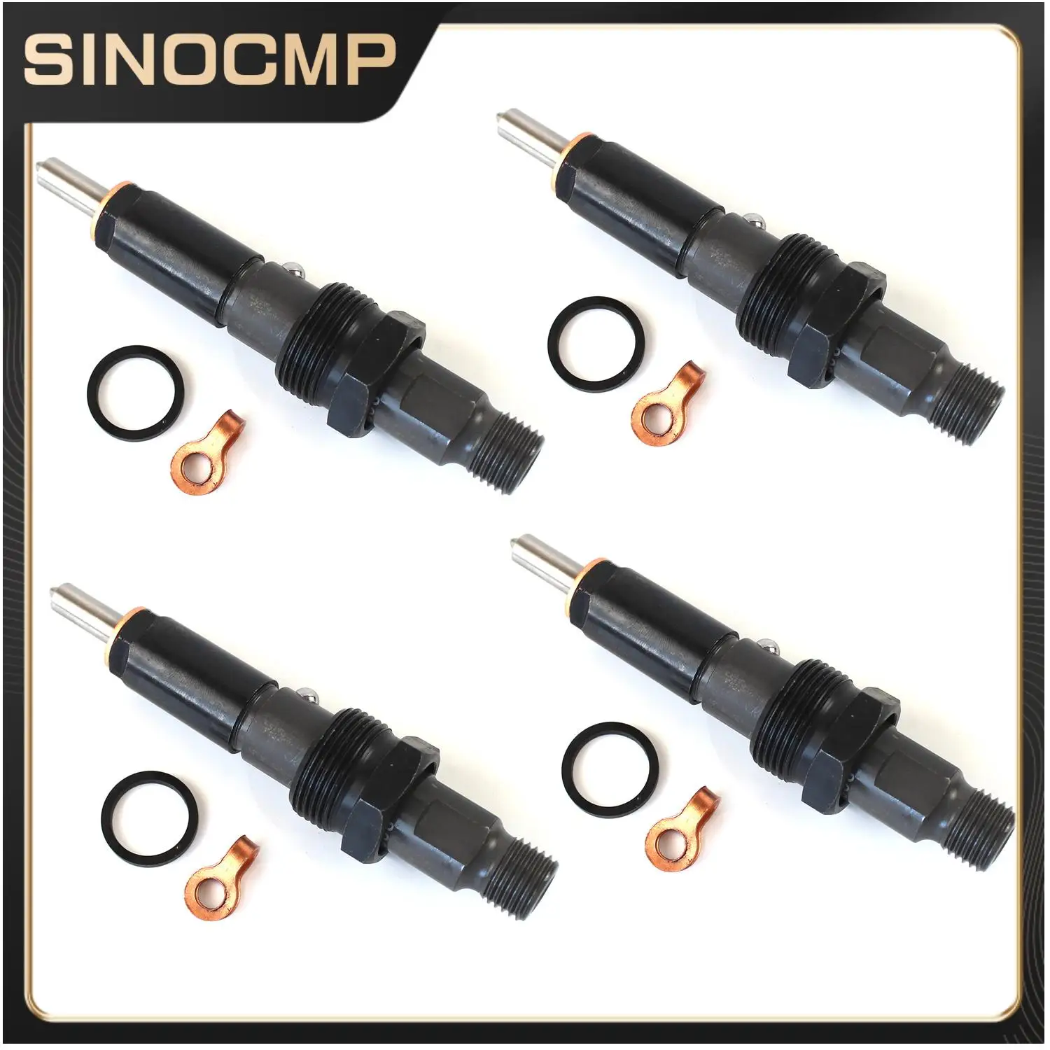 

4pc OEM Fuel Injectors 3932123 Fits for Cummins 4BT 3.9L Diesel Engine Truck Engine Parts Fuel Supply System Fuel Injector New