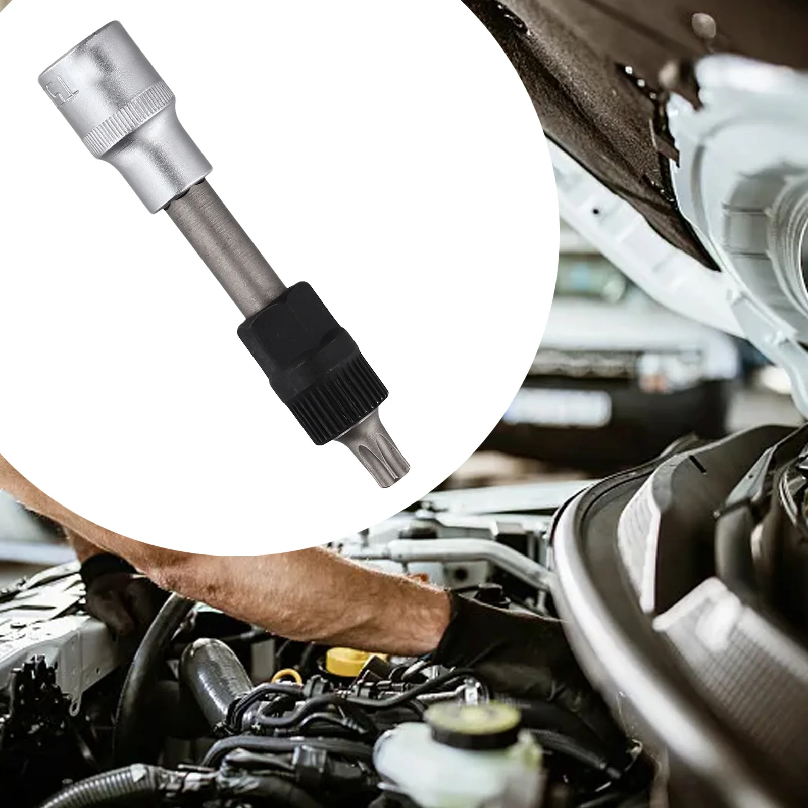 

Цвет ключа для снятия шкива в виде фотосъемки, инструмент для снятия шкива генератора, эргономичный дизайн, высококачественные материалы