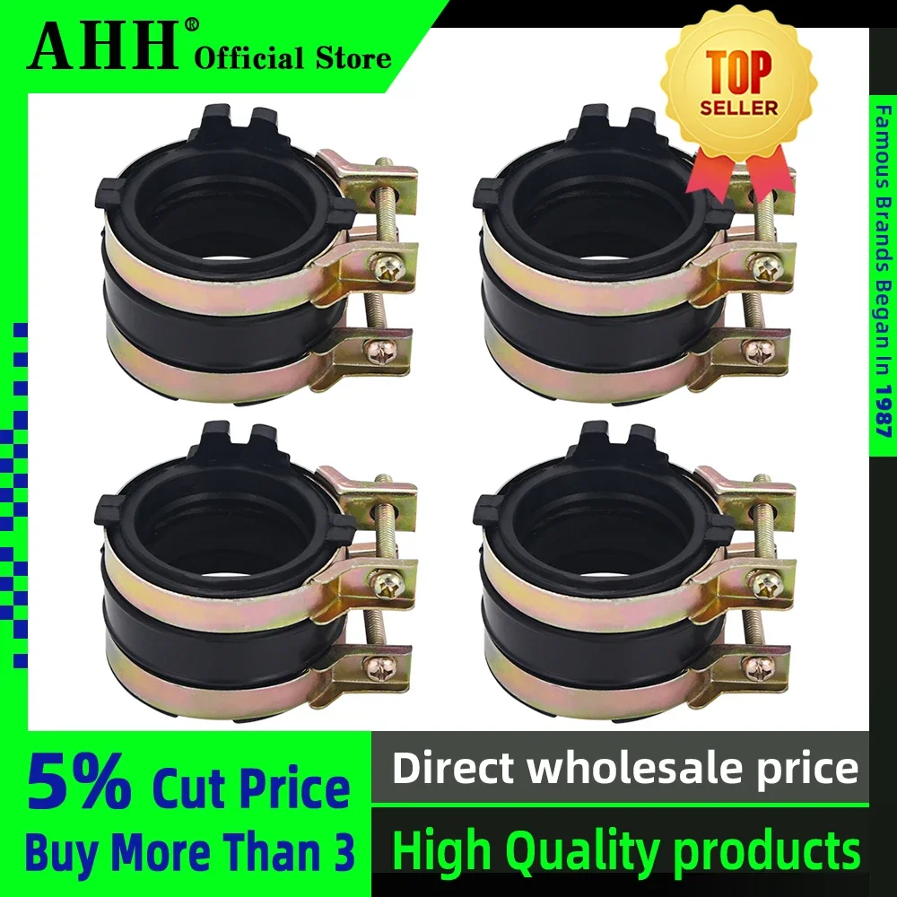 4 шт. адаптер для установки карбюратора, интерфейс карбюратора, разъем впускной трубы, клей для Honda CBR400 MC23 CBR400RR NC23