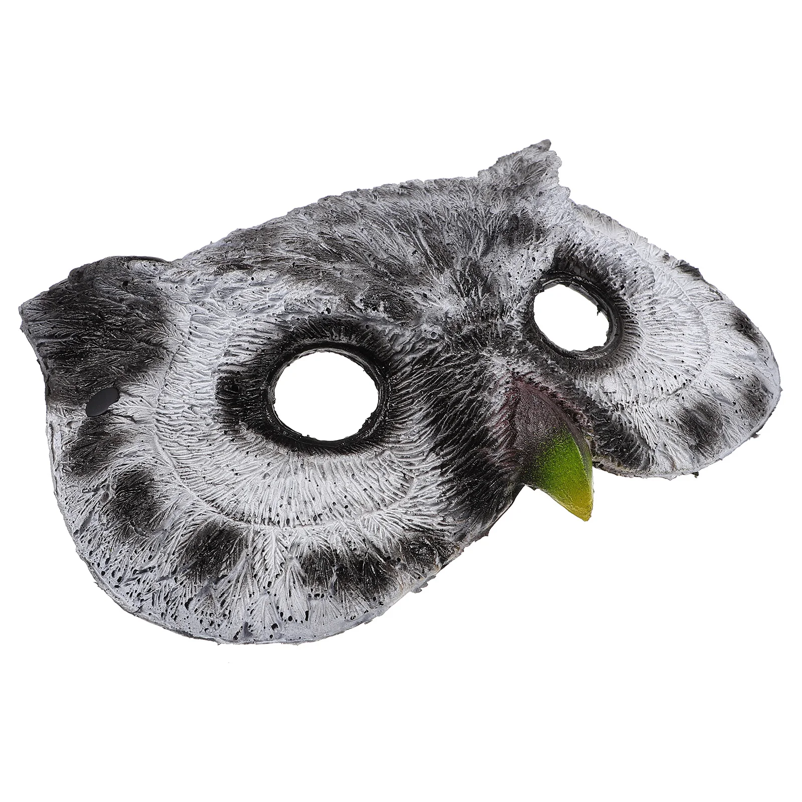 

Owl Mask Animal Masks for Adults Lightweight PU Gray Masquerade Halloween Costume Face Mask Party Accessories Breathing