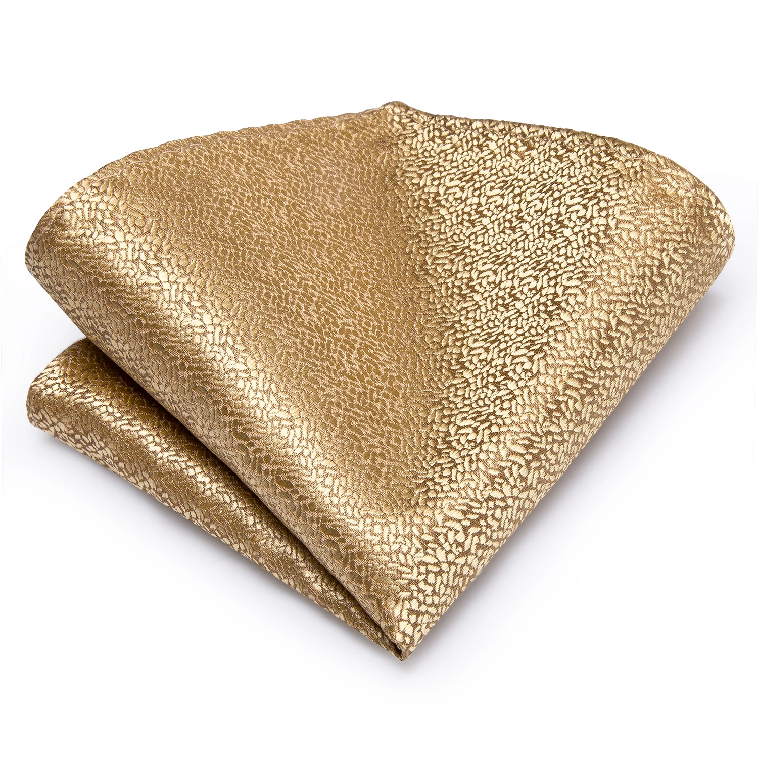 طقم أزرار أكمام للرجال ، ربطة عنق بيزلي صلبة ، حفل زفاف رسمي للأعمال ، ربطة عنق ، حرير أصفر ذهبي