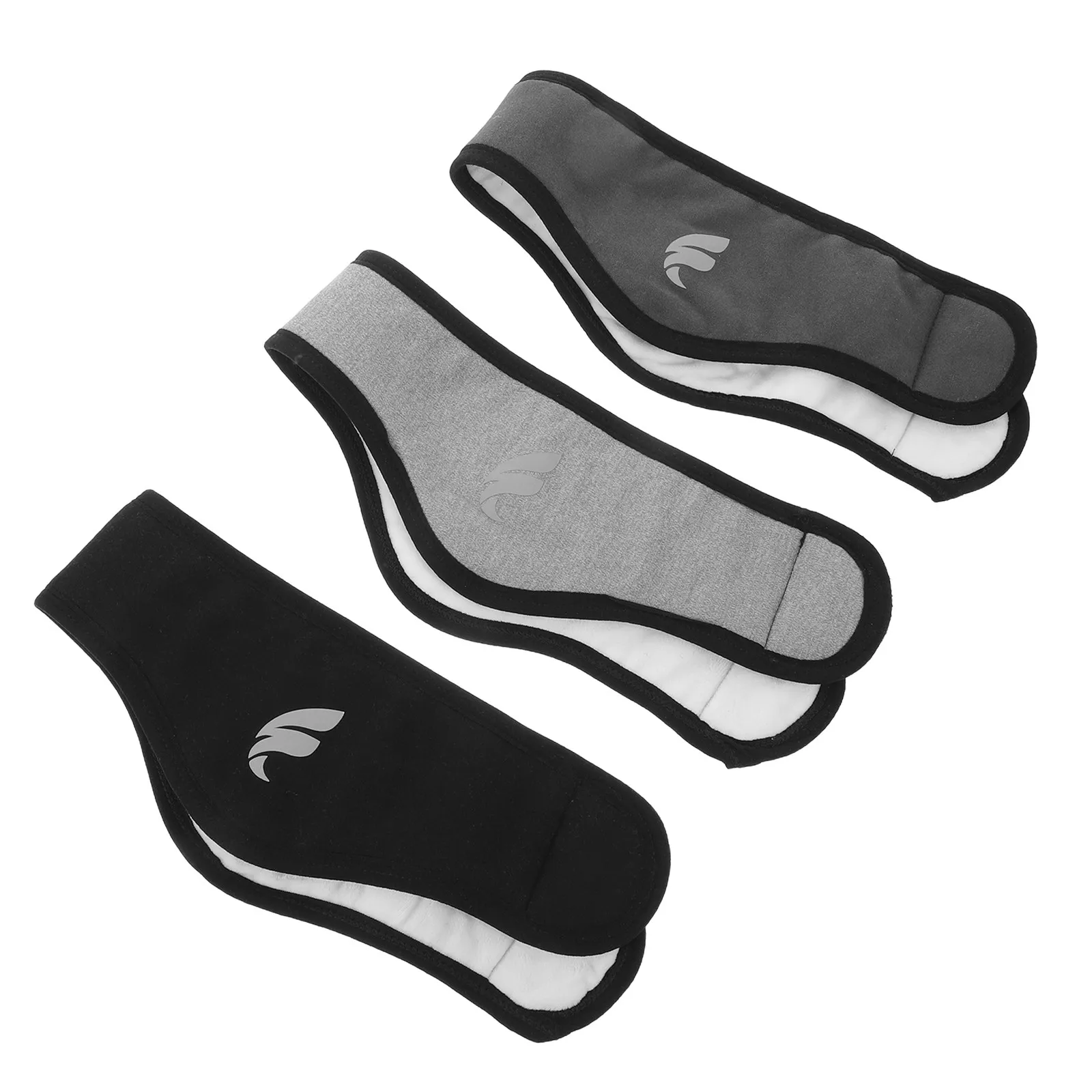 3Pcs Travel Sleep Mask Ear Covers Noise Muff Headband Blackout Eye Shield Adjustable Hook Loop Comfortable Dorm Meditation