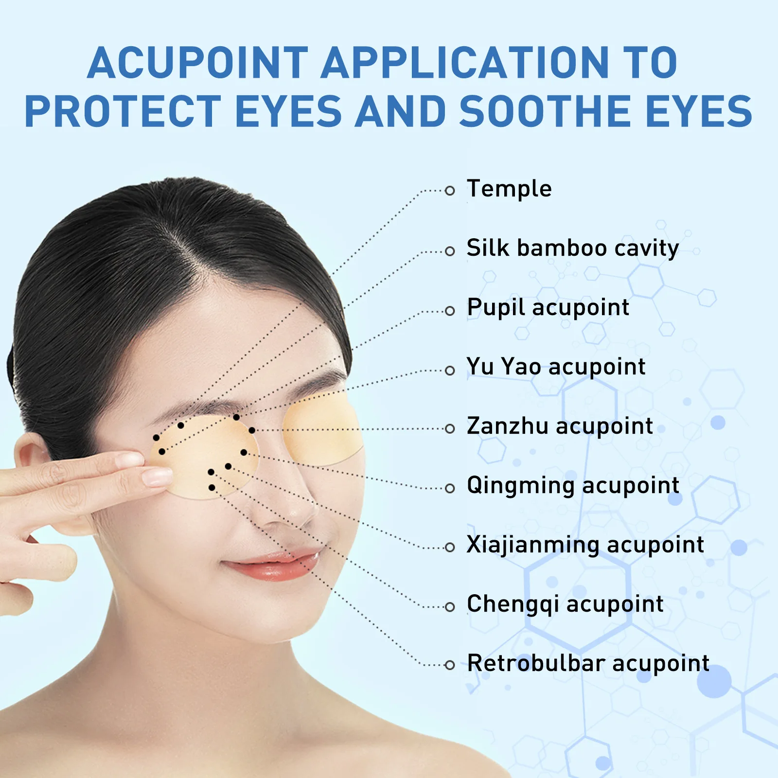 20-60PCS Eye Patch Relief Fatigue Eye Excessive Use Dry Eye Treatment Eye Discomfort Patch Sleep Eye Care Patch