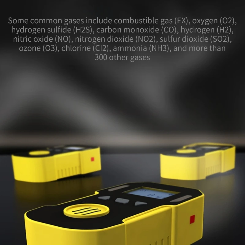 Портативный портативный 0-100ppm Ammoniac Meter H2S/O3/CO/CO2/H2S/O2/NO2/NO/EX/NH4 Детекторы газа со звуковой и легкой тревогой