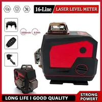 for Milwaukee 16-Line Laser Level Meter with Horn 360° Horizontal & Vertical Cross Green Light Self-Leveling Tool Precision Work