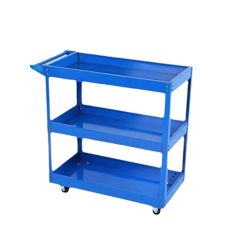 Mechanical Workshop ToolsCart Tool Trolley With Brake Wheels Toolbox Cabinet Organizer Holder Garage Workbench Racks