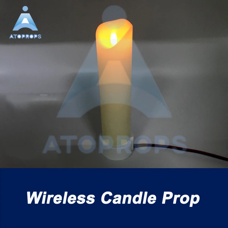 Wireless Candle Prop Sequence or Non-order Version Real Escape Room Game Put Candles on Correct Position to Unlock ATOPROPS