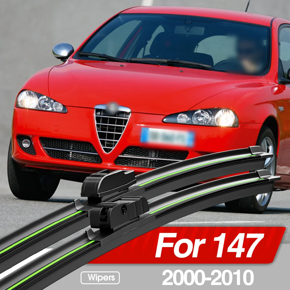 Do Alfa Romeo 147 2000-2010 Pióra wycieraczek przedniej szyby 2 sztuki Akcesoria do szyb przednich 2001 2003 2004 2005 2007 2008 2009