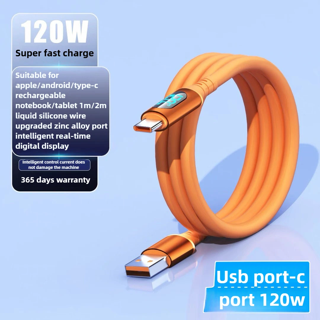 MAOYYE 6A 120W USB C To Type C Cable For Samsung S24 iPhone 15 16 Pro Max Macbook Xiaomi 15 POCO PD Fast Charging Charger cable image 6
