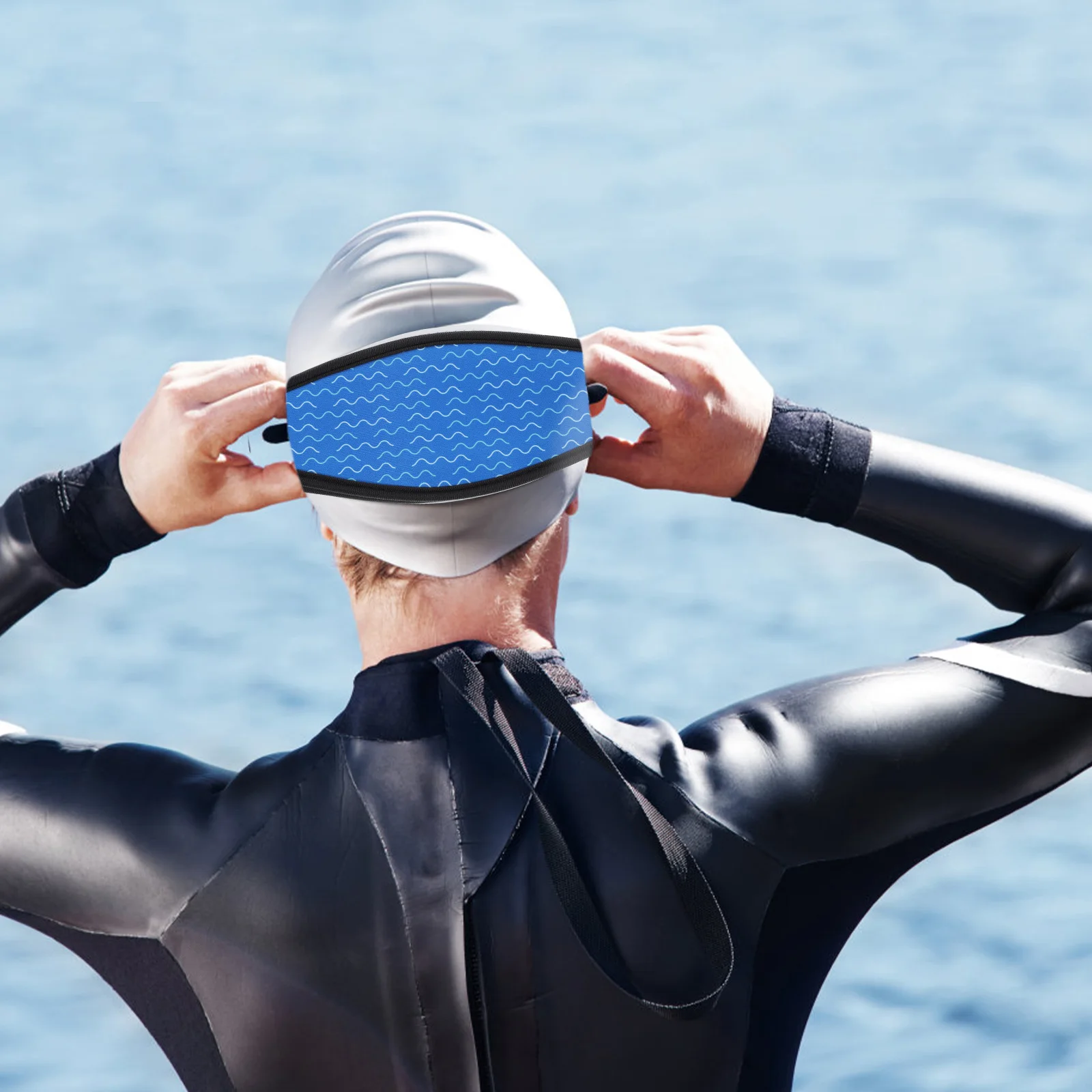 

Double Layer Strap Cover Neoprene Diving Accessories For Swimming Comfortable Fashionable Bright Colors Easy Carry