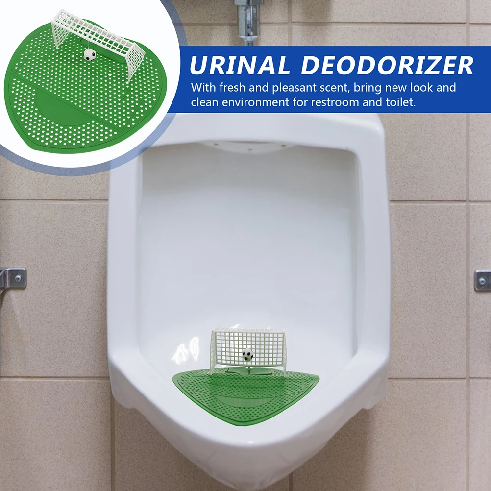 

1 set Football Deodorizing Fragrance Tablets Urinal Screens Mat for Men's Bathroom Anti-Splash Scented Mats Deodorizer Fresh