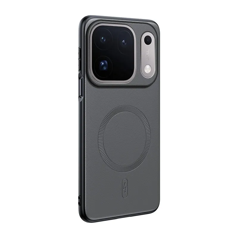 Für OPPO Find X10 Pro Max: Magnetische Schutzhülle aus Leder, Anti-Fingerabdruck, rutschfest, aus PC+TPU. – Detail 1