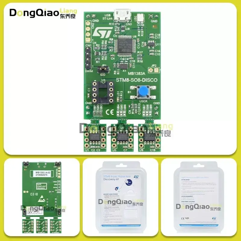 

STM8-SO8-DISCO Discovery Kit STM8L001J3 STM8L050J3 STM8S001J3 MCU