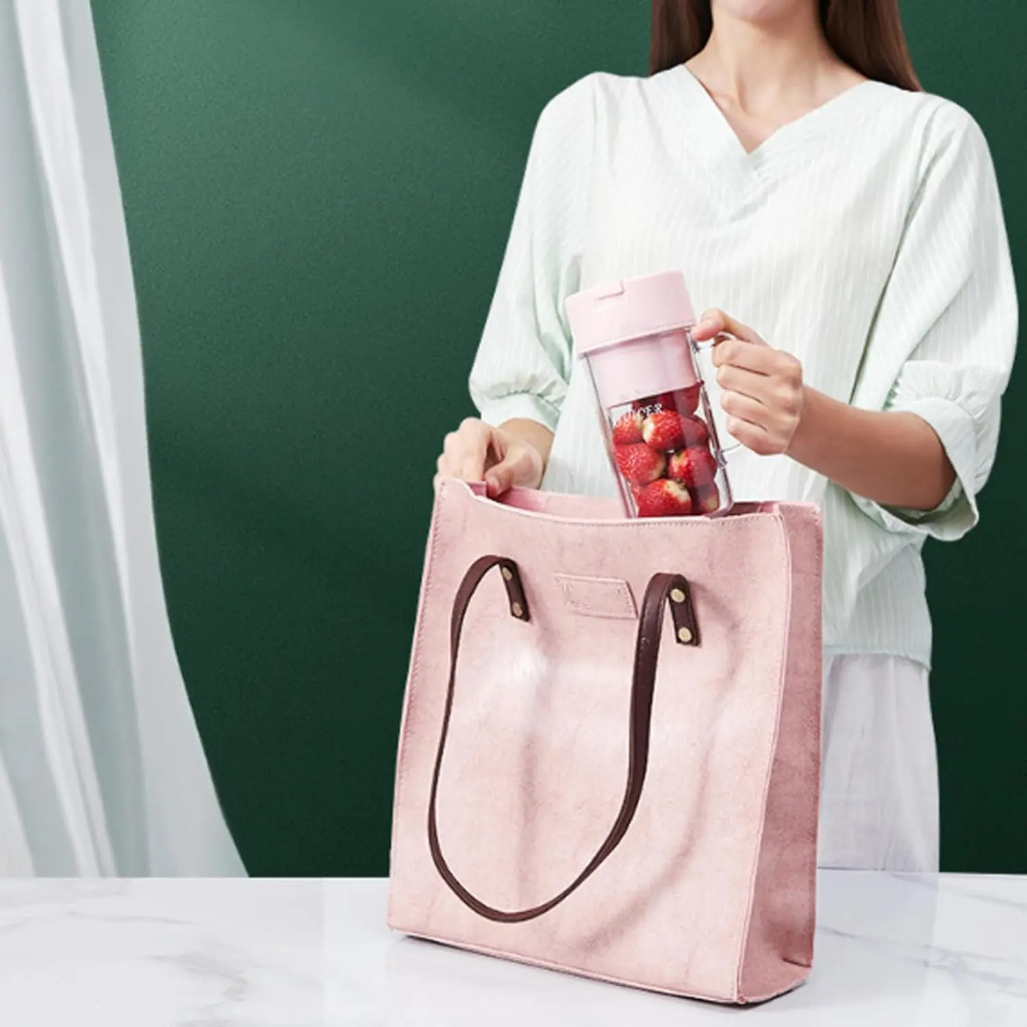 Портативный блендер Royadulex, соковыжималка, портативный блендер Royaladulex, портативный блендер для коктейлей и смузи, перезаряжаемый USB-C