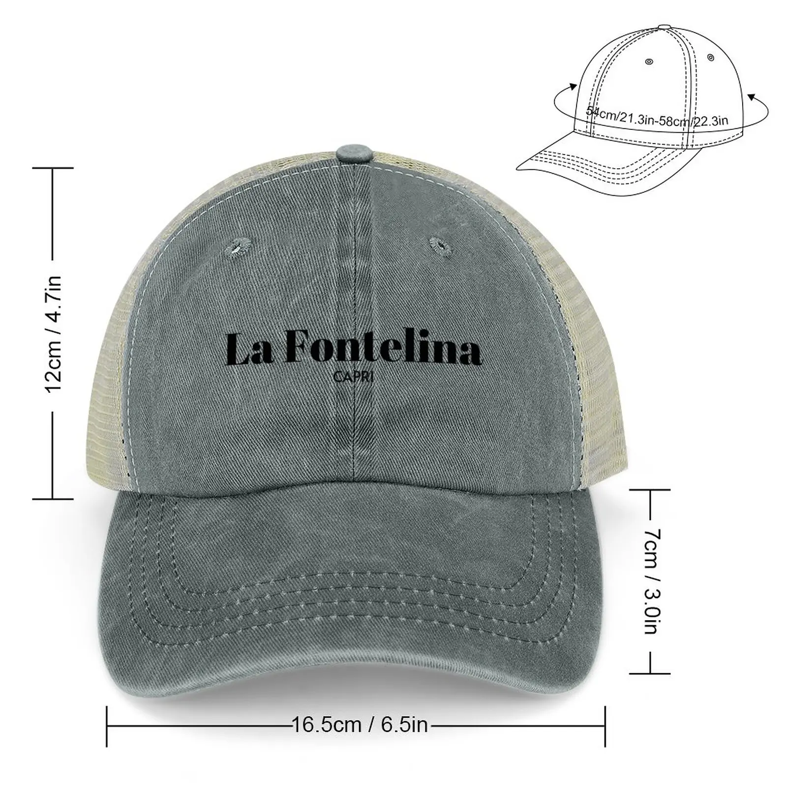 La Fontelina Beach Club, Capri, Italy Cowboy Hat Thermal Visor boonie hats New In Hat Golf Hat Men Women'S