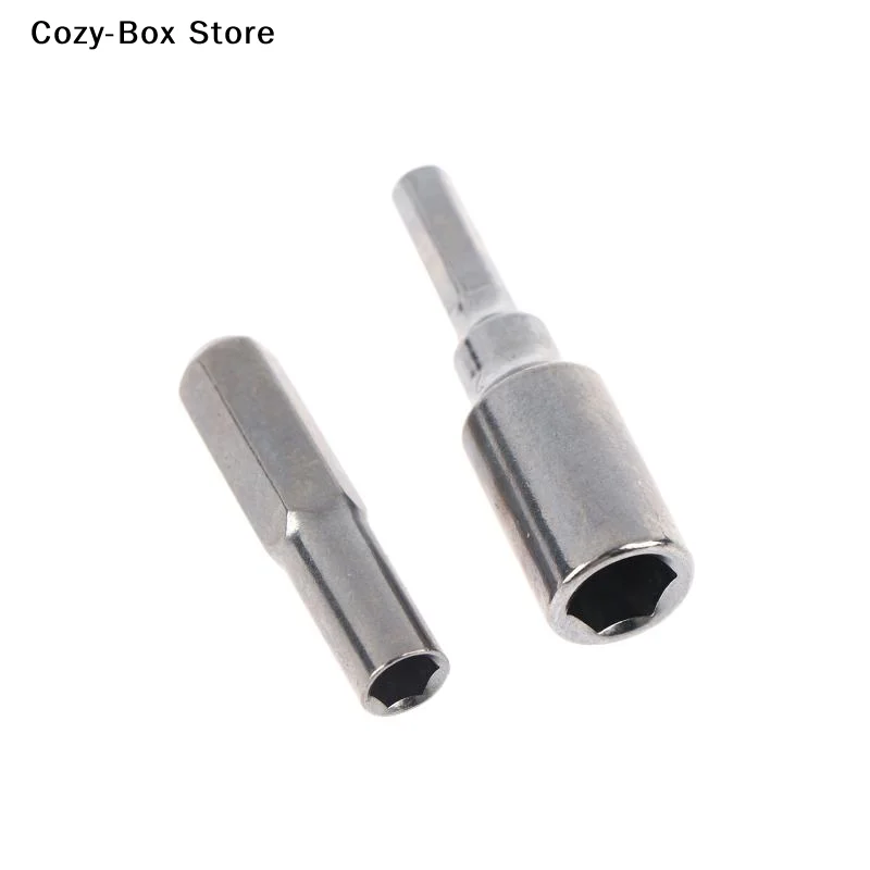 [ZY]1/2Pcs 6.35mm To 4mm Insert Bit Adapter Socket Magnetic Holder Tools Hex Shank For Screwdriver Drill Bits Repair[ZY]