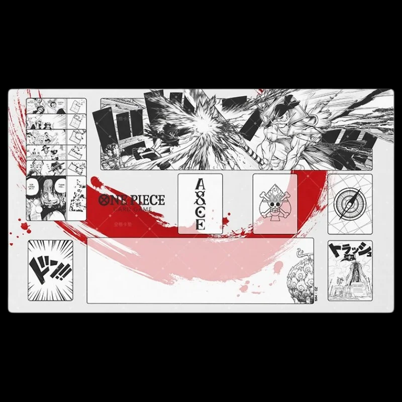 

600x350mm OPCG One Piece Edward Newgate Series DIY Exchangeable Playmat 2mmStitched Edge Single Rubber Board Game Mat Toy Gift