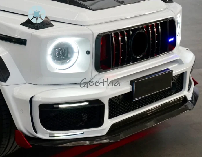 

For High Quality Dry Carbon R Style W463 OLD To NEW Front Lip for Benz G Class W463 2008-2018