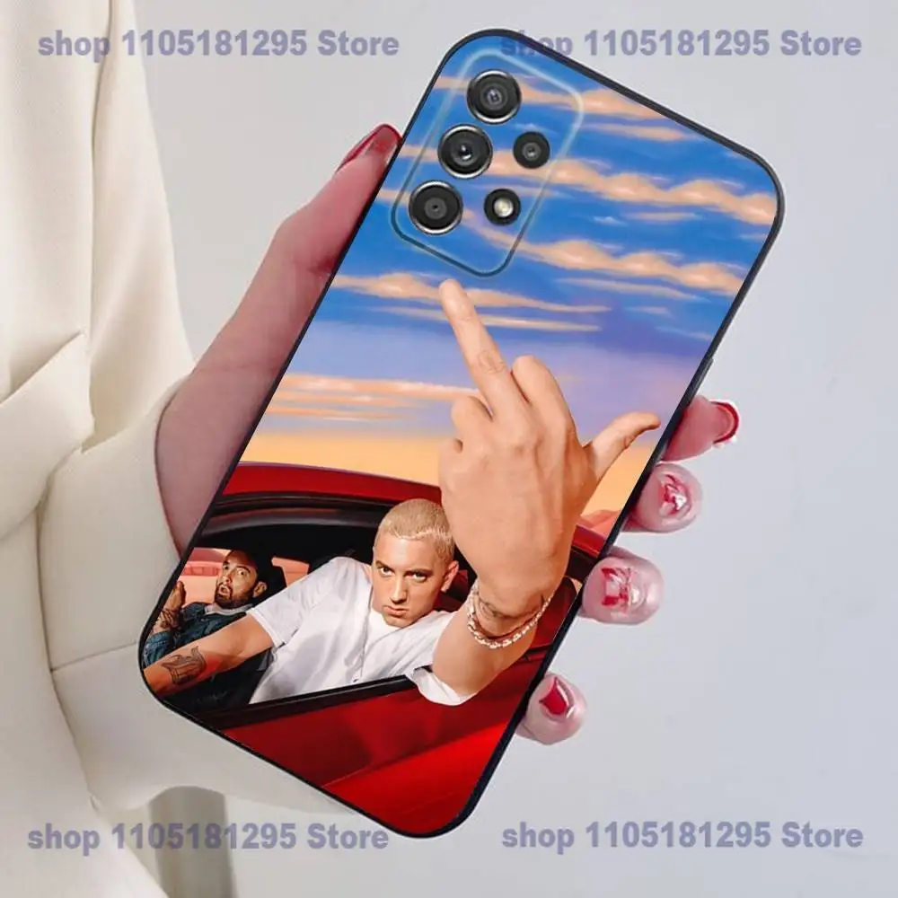 حافظة هاتف E-Eminems STANS 2025 لهاتف سامسونج S25,24,21,22,23,30,Ultra,20,Plus حافظة من السيليكون الناعم باللون الأسود #5