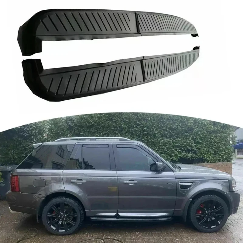 High Quality 2PCS Side Steps Ne Bars Running Boards Fit LR Sport L320 2006-2013 Aluminum Hot Selling
