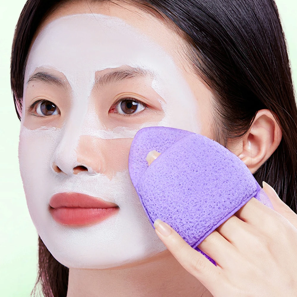 GECOMO nettoyage visage bouffée doux pour la peau moussant rapide nettoyage en profondeur hygiénique visage éponges de lavage du visage outil de soins de la peau du visage