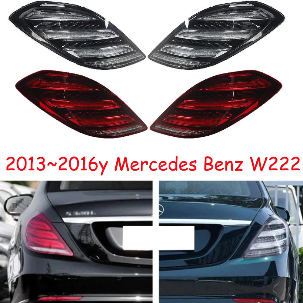 car accessories bupmer tail light for Mercedes benz W122 taillight S series 2013~2016y DRL fog for Mercedes Benz W122 rear light