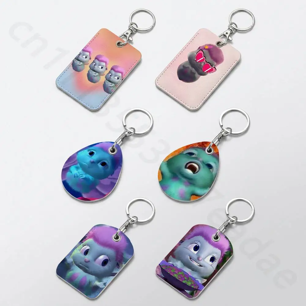 B-Bibble Doll Personalised Print Card Holder Suitable For Holder Girls Door Card Case Women Badge Holder Keychain