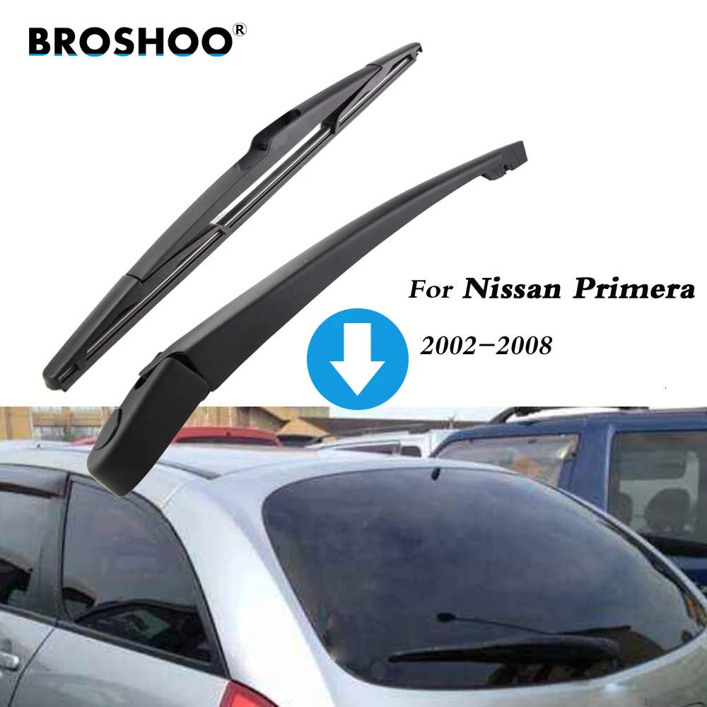 Car Wiper Blade Rear Back Window Windscreen Windshield Wipers For Nissan Primera Hatchback 355 mm 2002-2008 Auto Accessories