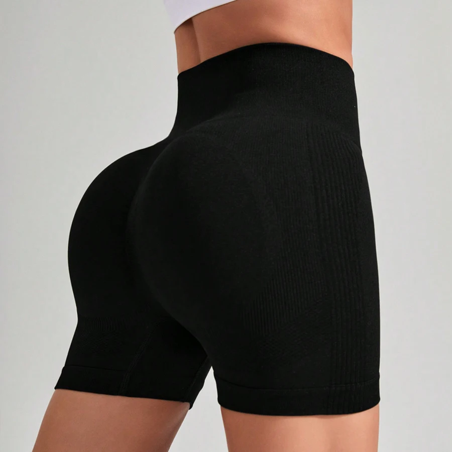 여성 하이 웨이스트 요가 반바지 운동 레깅스 피트니스 운동복 체육관 러닝 Activewear Tummy Control 통기성 스포츠 의류