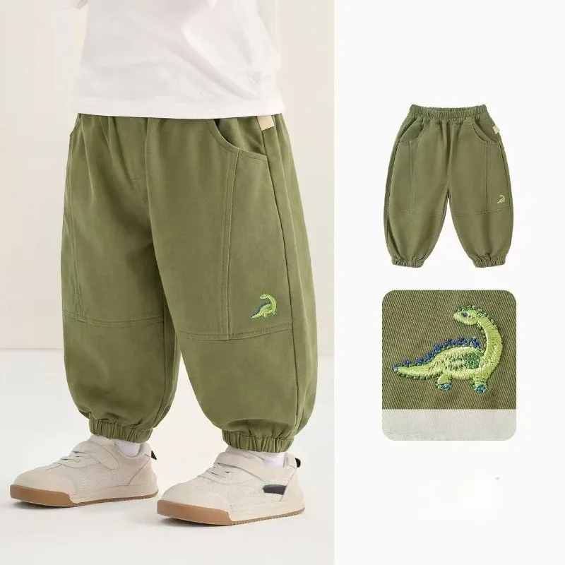 Kids Cotton Cargo Pants Toddler Long Trousers Autumn Casual Pants Unisex Baby Boys Girls Children Clothing Child Clothes