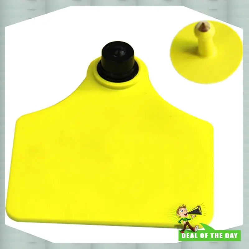 

24-Hour Delivery 10Pcs RFID Uhfanimal Ear Tag ISO18000 6C Electronic Ear Tag Rfid Uhf Tag 860-960Mhz LF 134.2Mhz