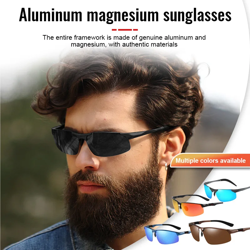 

2024 Luxury Polarized Fishing Sunglasses Fishing Classic Sun Glasses Men's Driving Shades Male sunglass Vintage Travel sunglass