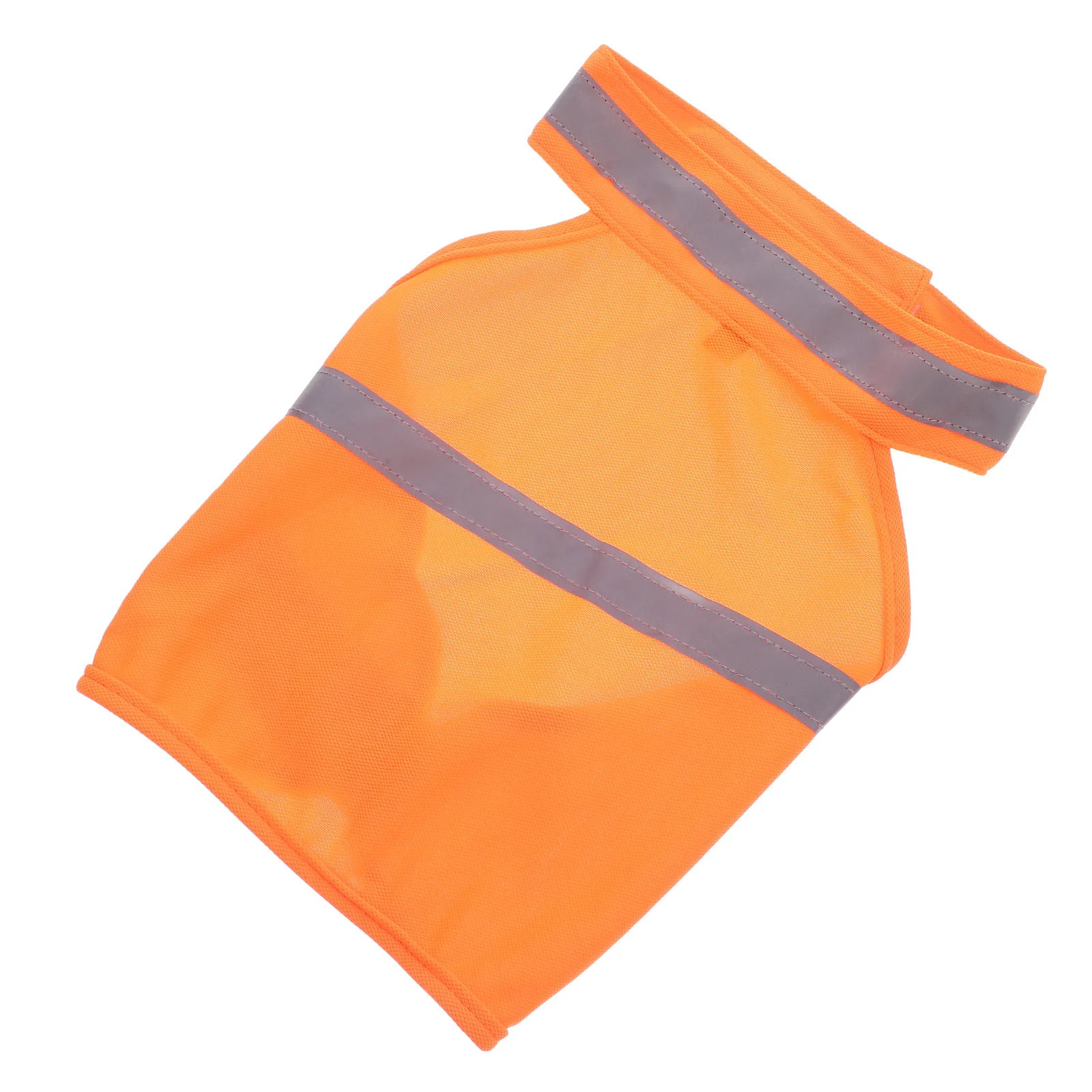 

Reflective Security Vest Adjustable Fluorescent Orange S Summer Clothes for Dogs Outdoor Adventures Night Visibility Running
