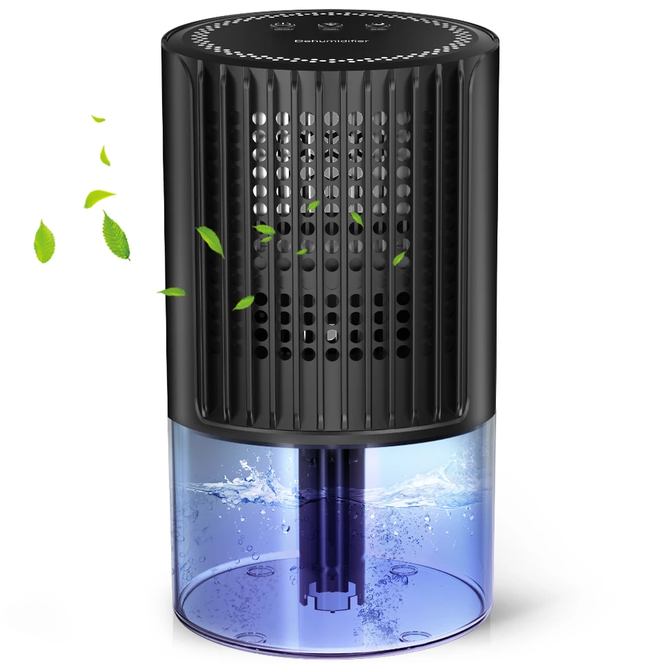 Energy saving 22.5w dehumidifier 300ml/day output ≤ 40dB sleep mode household semiconductor technical manual