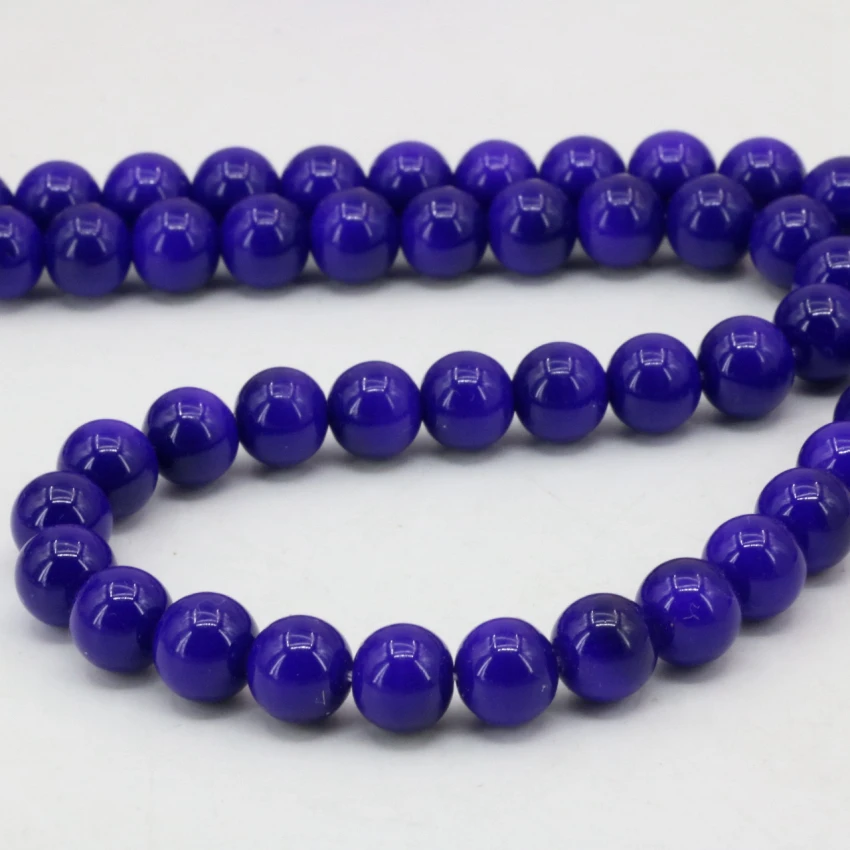 15 colors 8mm round bak paint glass loose beads fit diy necklace/bracelet for women accessories spacers jewelry 15inch B3248