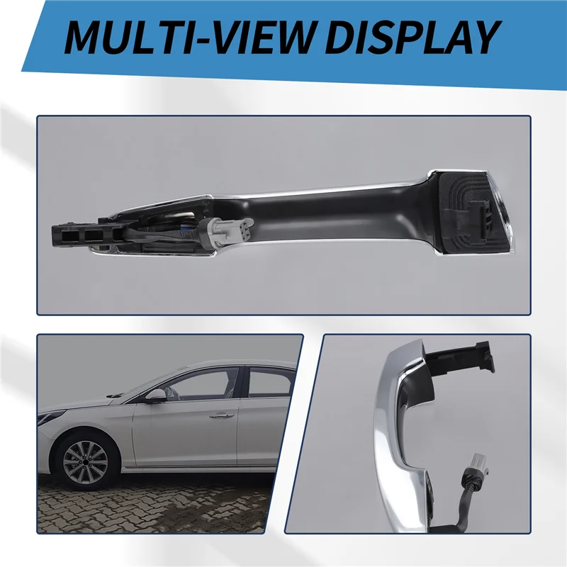 

A30P-Car FRONT LEFT DRIVER Door Handle For Hyundai Sonata 15-17 Hybrid 16-19