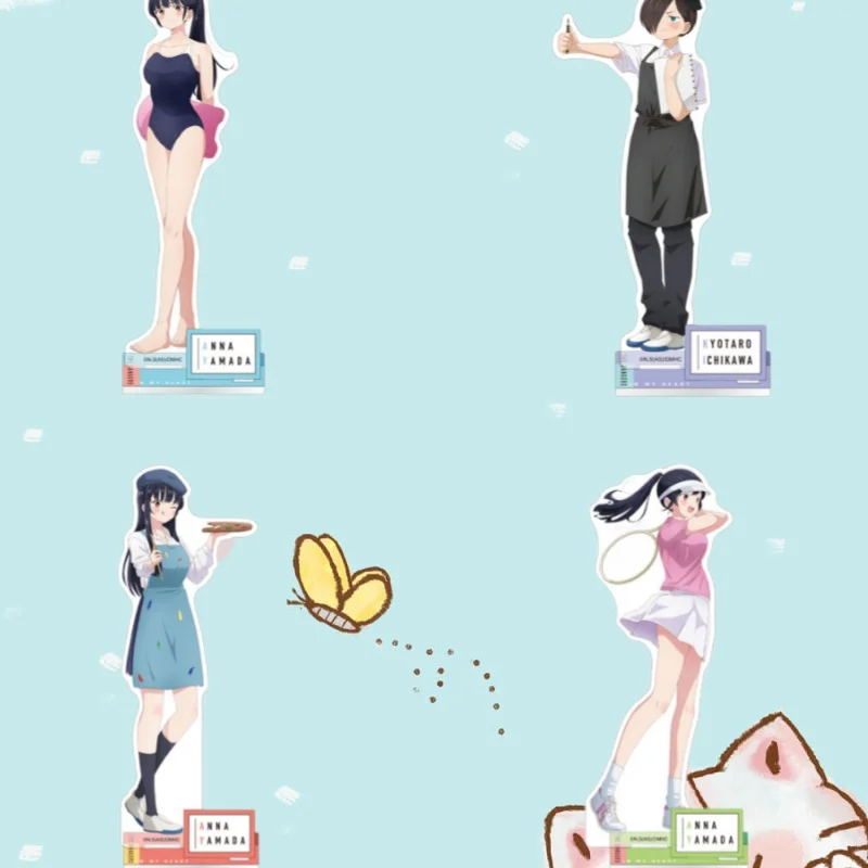 

Acrylic Standees for The Dangers In My Heart Anna Yamada Kyotaro Ichikawa Anime Peripheral Bedroom Desktop Decoration Gift Toys