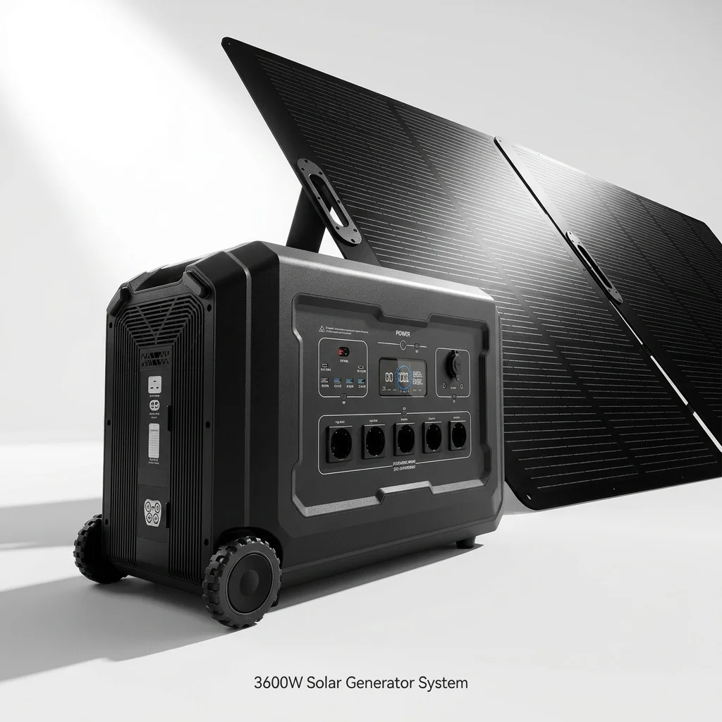 OEM 5000W Solar Generator 5040Wh LiFePO4 UPS Portable Power Station Expandable 30kWh MPPT APP Control CE FCC PSE Wholesale