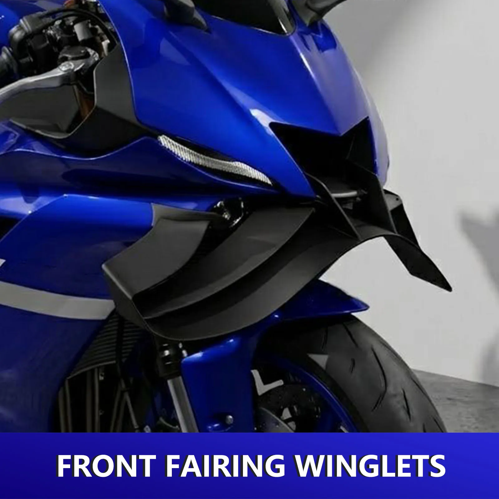 GP Motorcycle Front Side Fairing Spoiler For YAMAHA YZF R6 2017 - 2026 YZF-R6 Downforce Aerodynamic Fixed Wing Deflector Winglet